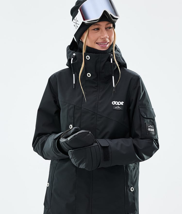 Dope Adept W Lumilautailutakki Naiset Black Renewed, Kuva 2 / 9