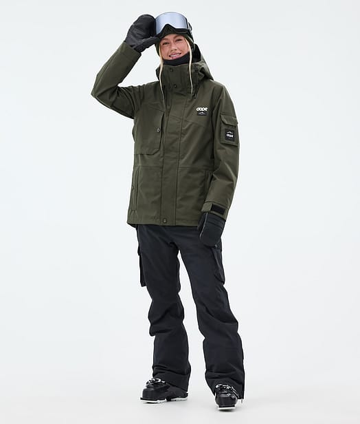 Dope Adept W Laskettelu Outfit Olive Green/Blackout