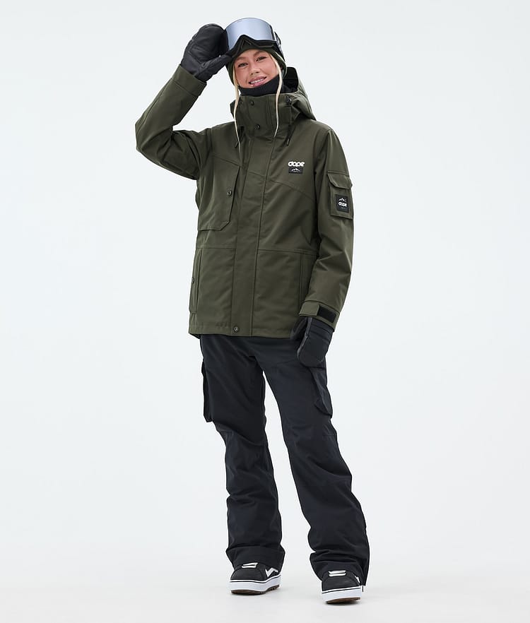 Dope Adept W Lumilautailutakki Naiset Olive Green, Image 2 of 9