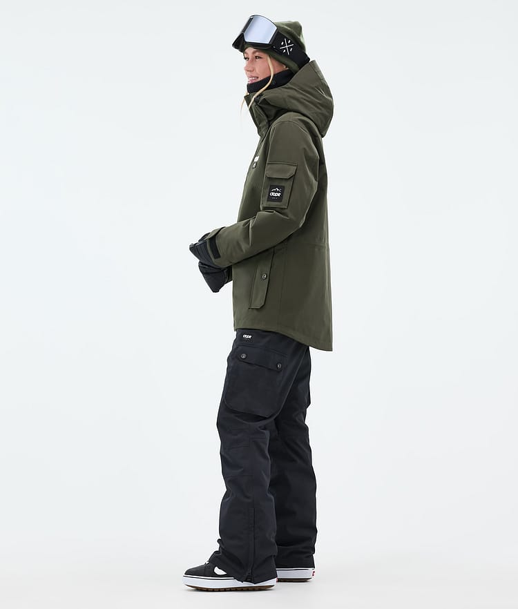 Dope Adept W Lumilautailutakki Naiset Olive Green, Kuva 3 / 9