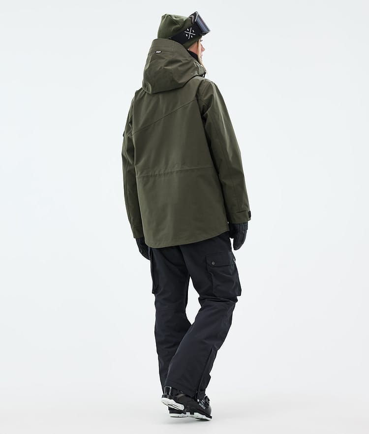Dope Adept W Laskettelutakki Naiset Olive Green, Kuva 4 / 9
