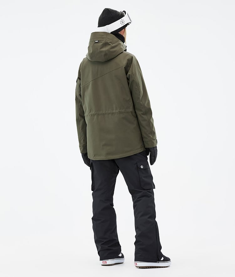 Dope Adept W Lumilautailutakki Naiset Olive Green