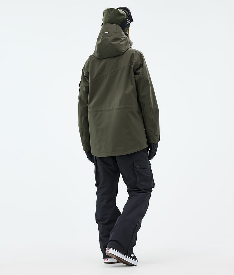 Dope Adept W Lumilautailutakki Naiset Olive Green, Kuva 4 / 9