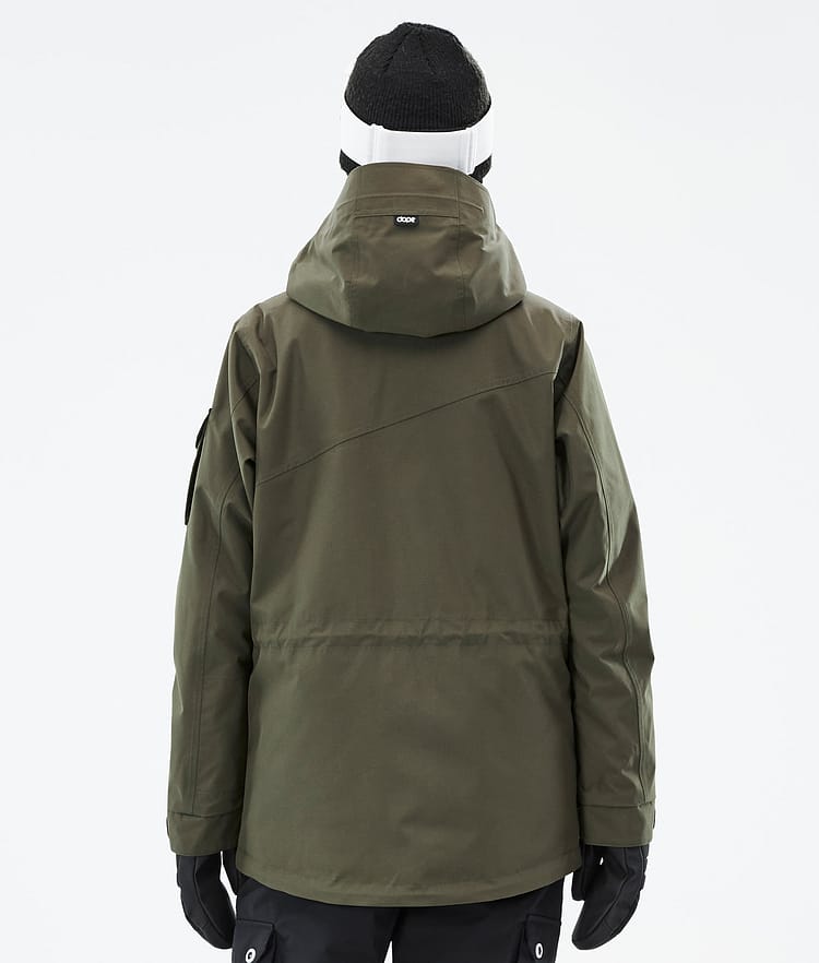 Dope Adept W Lumilautailutakki Naiset Olive Green