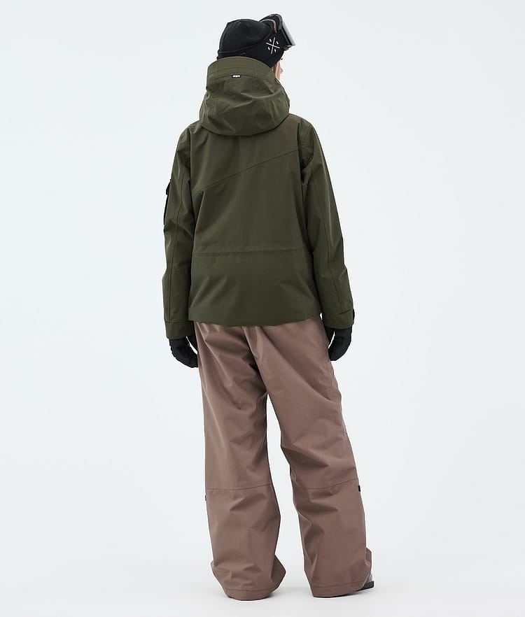 Dope Adept W Laskettelu Outfit Naiset Olive Green/Walnut, Image 2 of 2