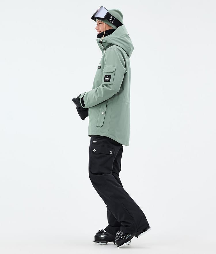 Dope Adept W Laskettelutakki Naiset Faded Green, Kuva 3 / 9