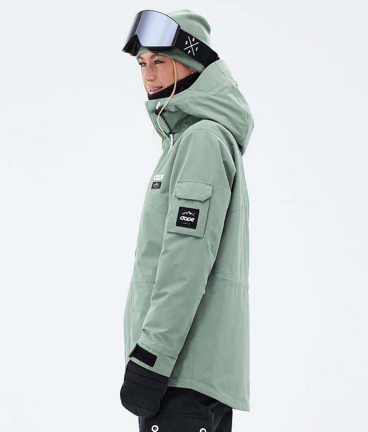Dope Adept W Laskettelutakki Naiset Faded Green, Kuva 5 / 9