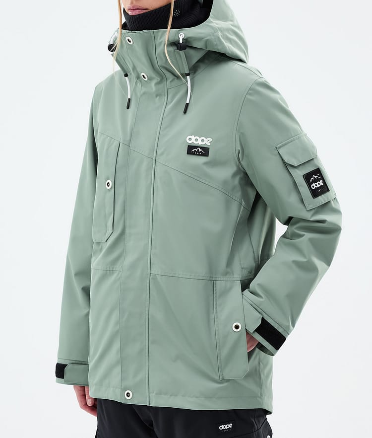 Dope Adept W Lumilautailutakki Naiset Faded Green Renewed, Kuva 8 / 10