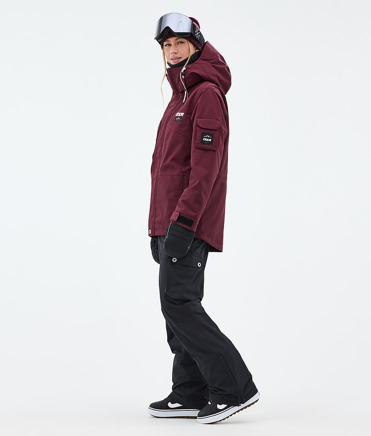 Dope Adept W Lumilautailutakki Naiset Burgundy Renewed, Kuva 4 / 10