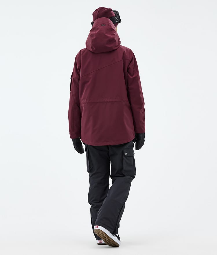 Dope Adept W Lumilautailutakki Naiset Burgundy Renewed, Kuva 5 / 10