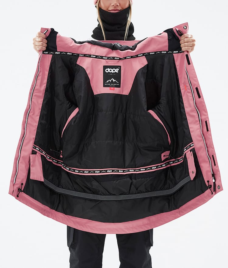 Dope Adept W Laskettelutakki Naiset Pink/Black