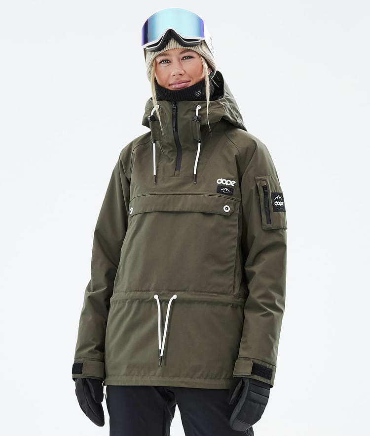 Dope Annok W Laskettelutakki Naiset Olive Green, Kuva 1 / 9