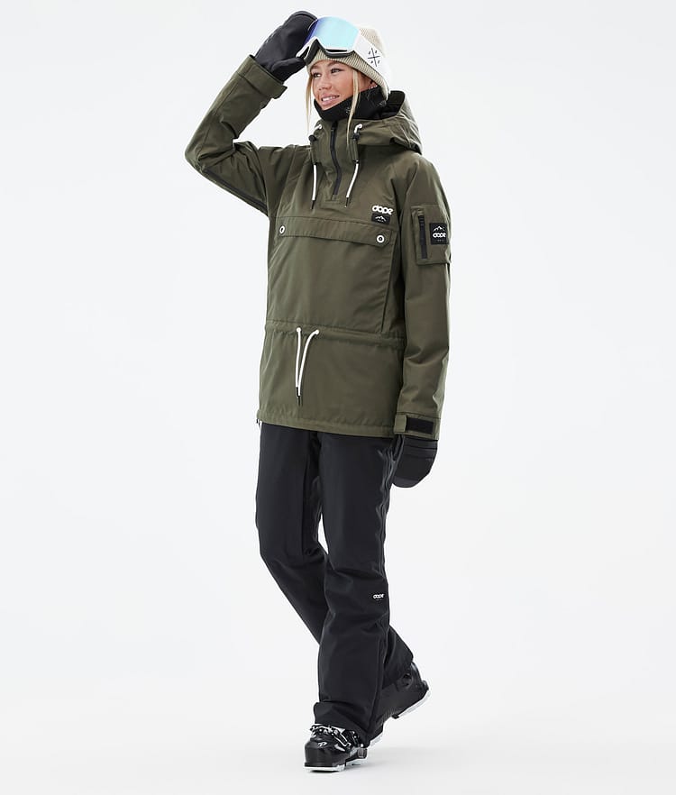 Dope Annok W Laskettelutakki Naiset Olive Green, Kuva 3 / 9