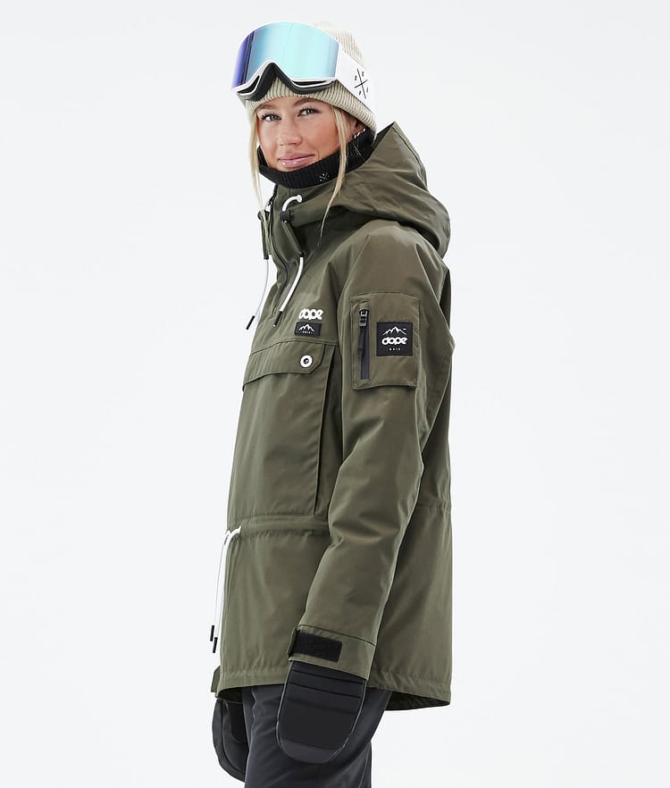 Dope Annok W Laskettelutakki Naiset Olive Green, Kuva 6 / 9