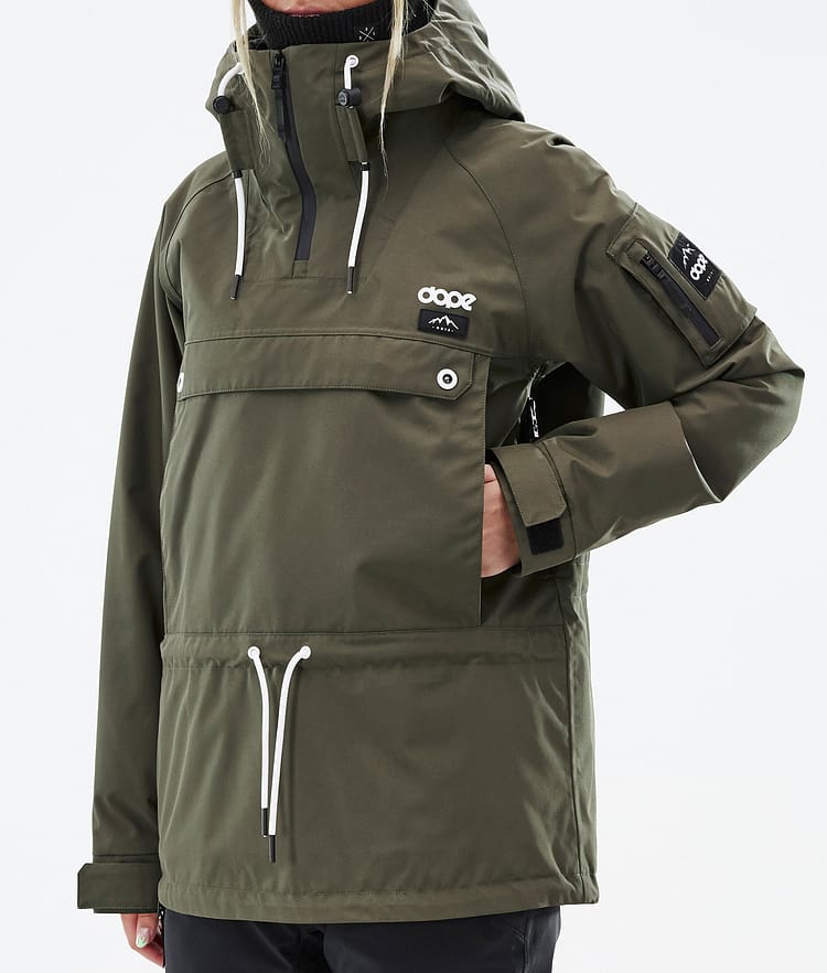Dope Annok W Laskettelutakki Naiset Olive Green, Kuva 8 / 9