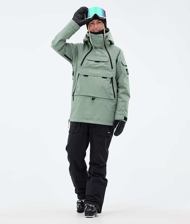 Dope Akin W Laskettelutakki Naiset Faded Green, Kuva 2 / 9