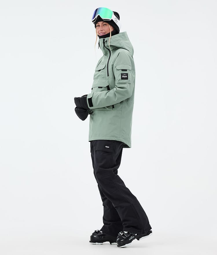 Dope Akin W Laskettelutakki Naiset Faded Green, Kuva 3 / 9