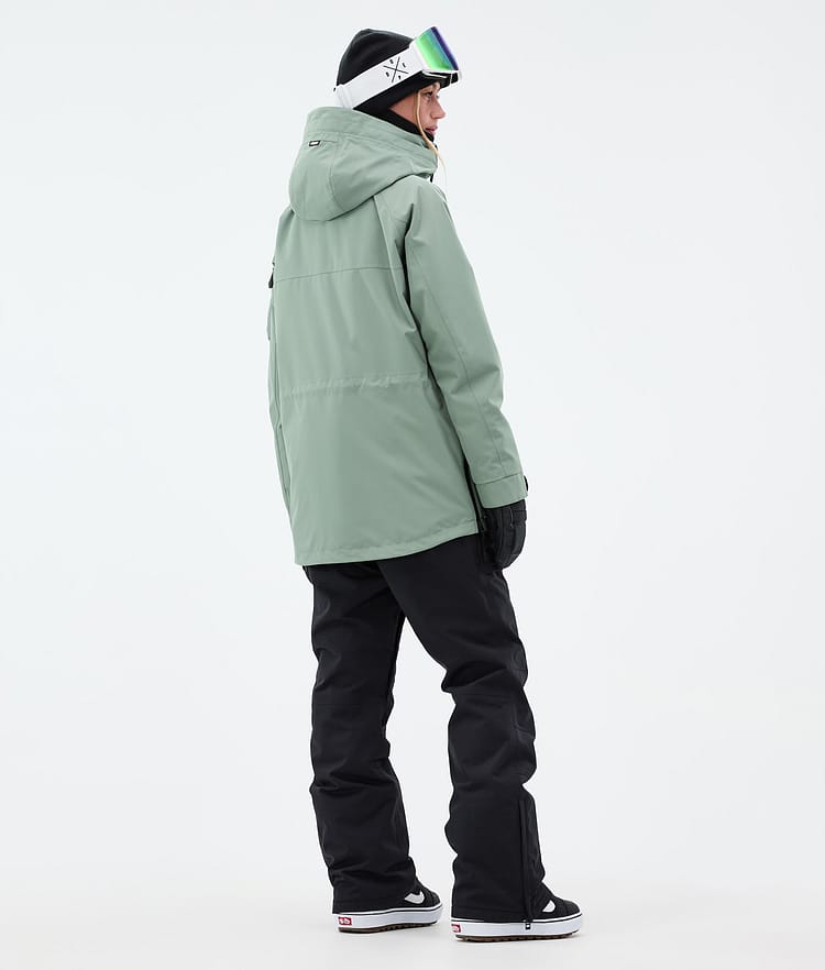Dope Akin W Lumilautailutakki Naiset Faded Green, Kuva 4 / 9