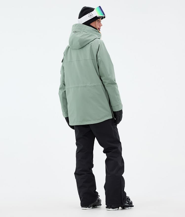 Dope Akin W Laskettelutakki Naiset Faded Green, Kuva 4 / 9