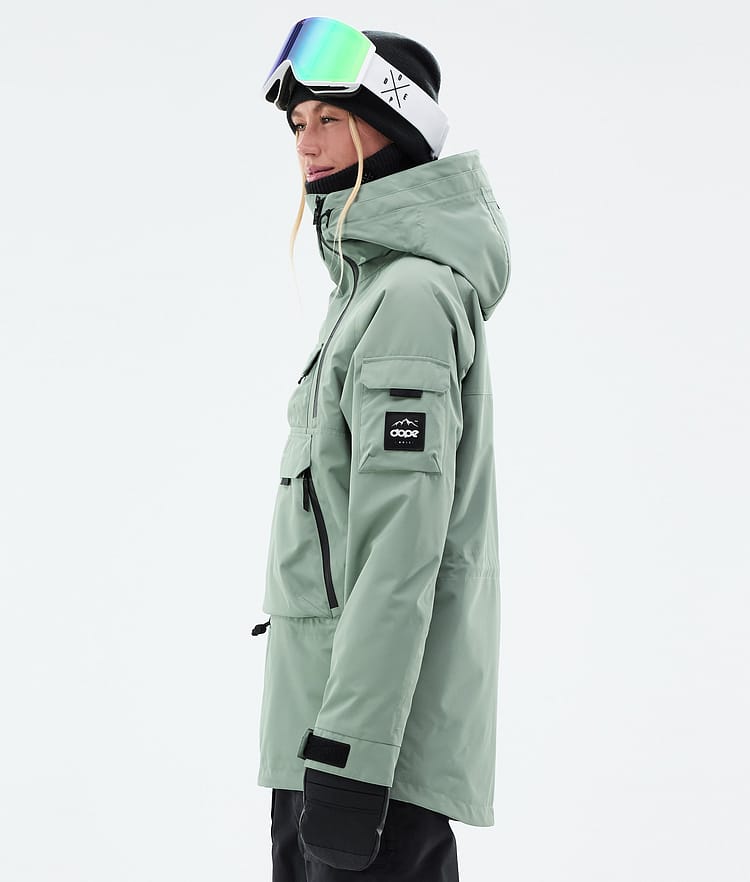 Dope Akin W Laskettelutakki Naiset Faded Green, Kuva 5 / 9