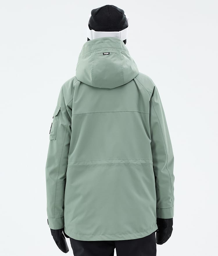 Dope Akin W Laskettelutakki Naiset Faded Green, Kuva 6 / 9