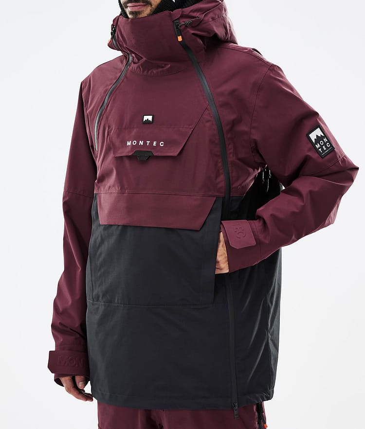 Montec Doom Laskettelutakki Miehet Burgundy/Black, Kuva 8 / 11