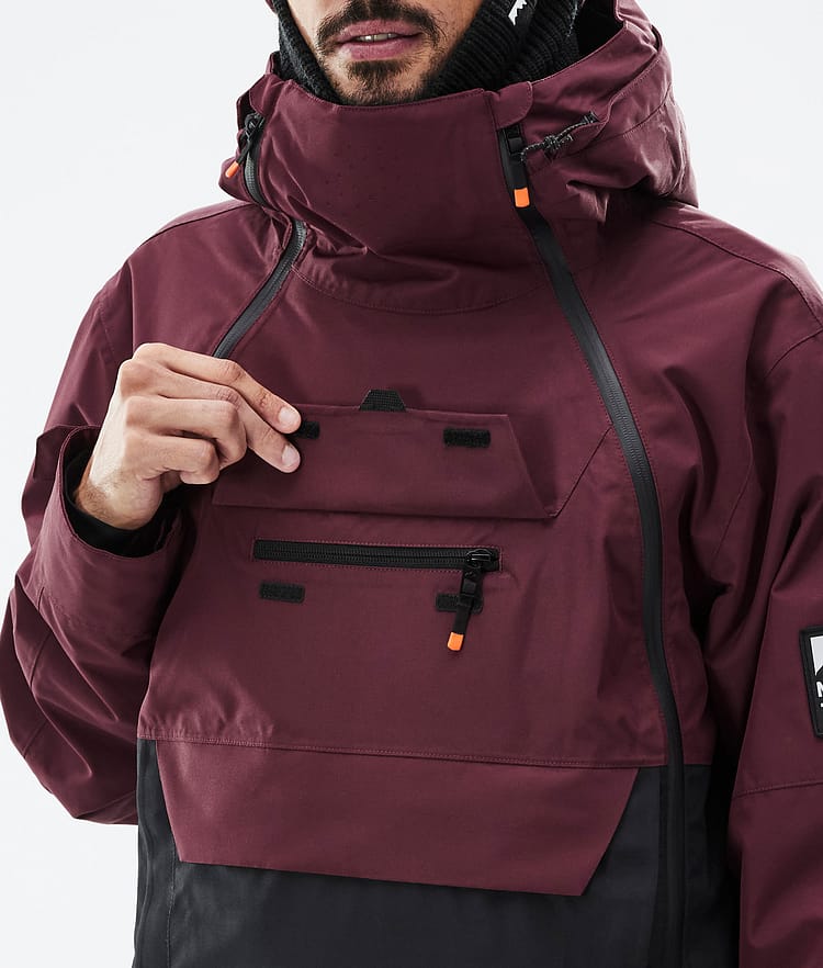 Montec Doom Lumilautailutakki Miehet Burgundy/Black