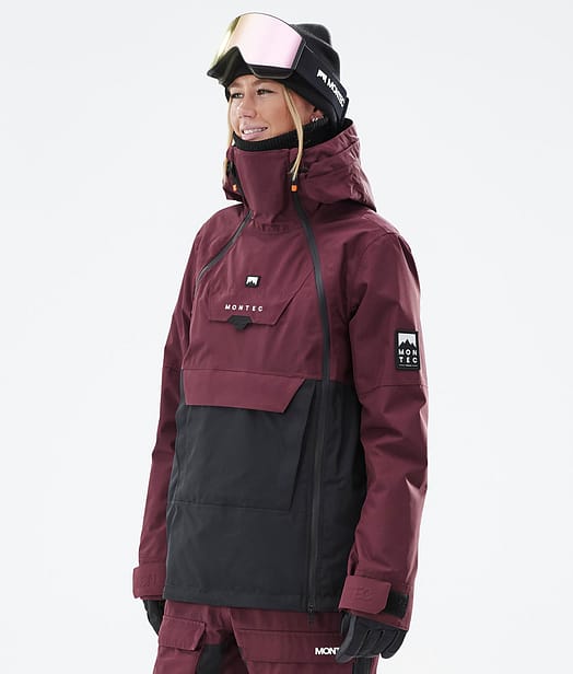 Montec Doom W Laskettelutakki Naiset Burgundy/Black