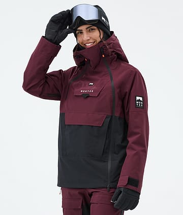 Montec Doom W Lumilautailutakki Naiset Burgundy/Black