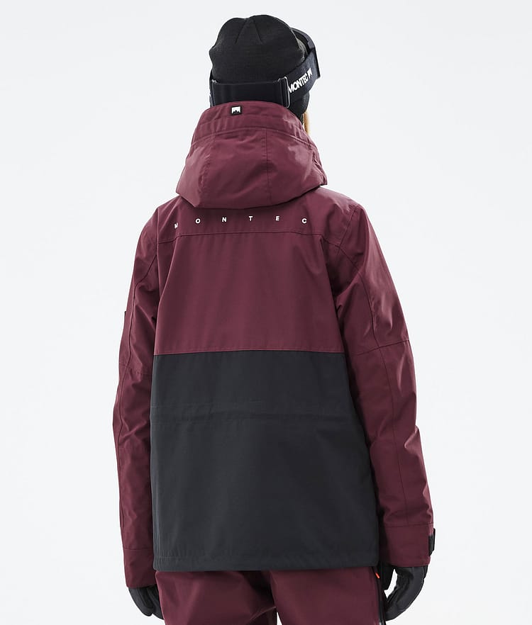 Montec Doom W Lumilautailutakki Naiset Burgundy/Black