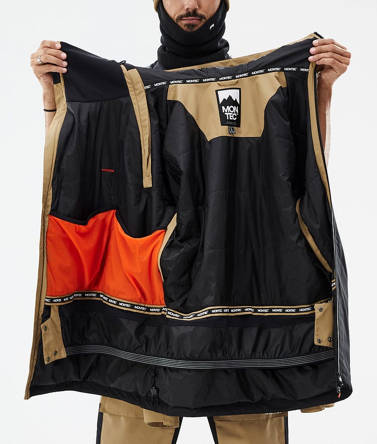 Montec Doom Laskettelutakki Miehet Gold/Black, Kuva 11 / 11