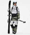 Montec Doom Laskettelutakki Miehet Light Grey/Black/Greenish, Kuva 3 / 11