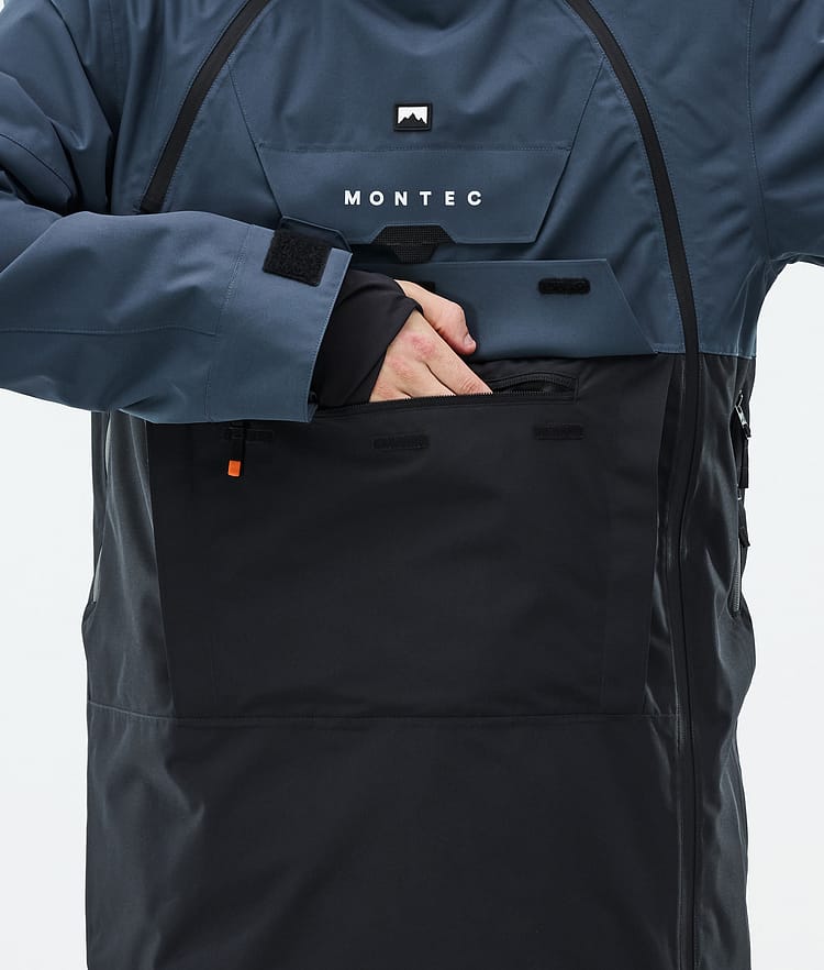 Montec Doom Lumilautailutakki Miehet Metal Blue/Black, Kuva 9 / 11