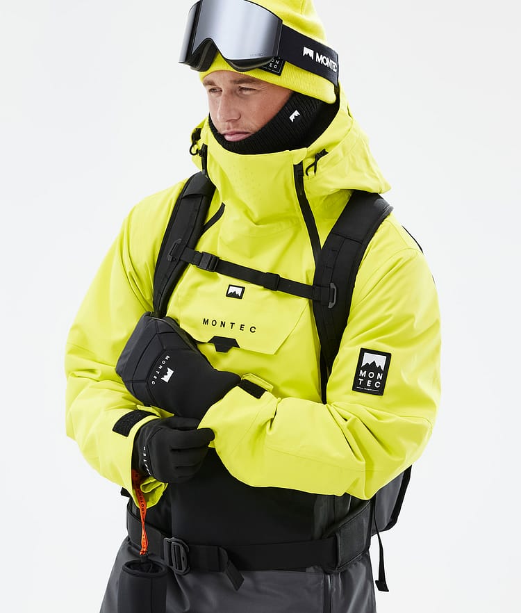Montec Doom Laskettelutakki Miehet Bright Yellow/Black/Phantom, Kuva 2 / 11