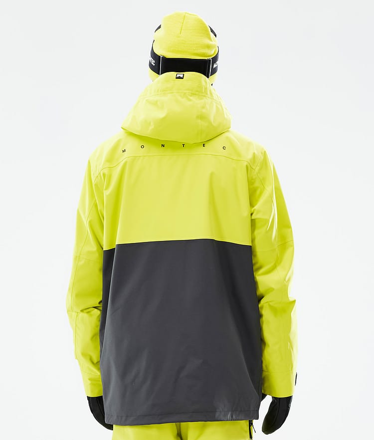 Montec Doom Laskettelutakki Miehet Bright Yellow/Black/Phantom, Kuva 7 / 11