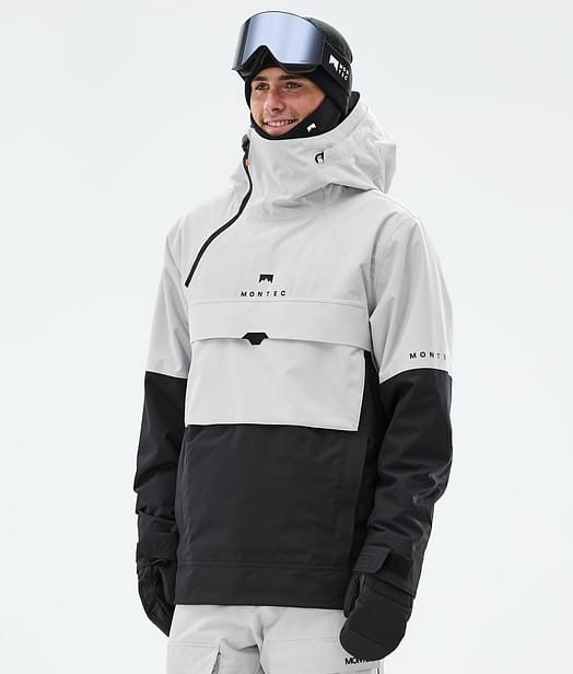 Montec Dune Lumilautailutakki Miehet Light Grey/Black