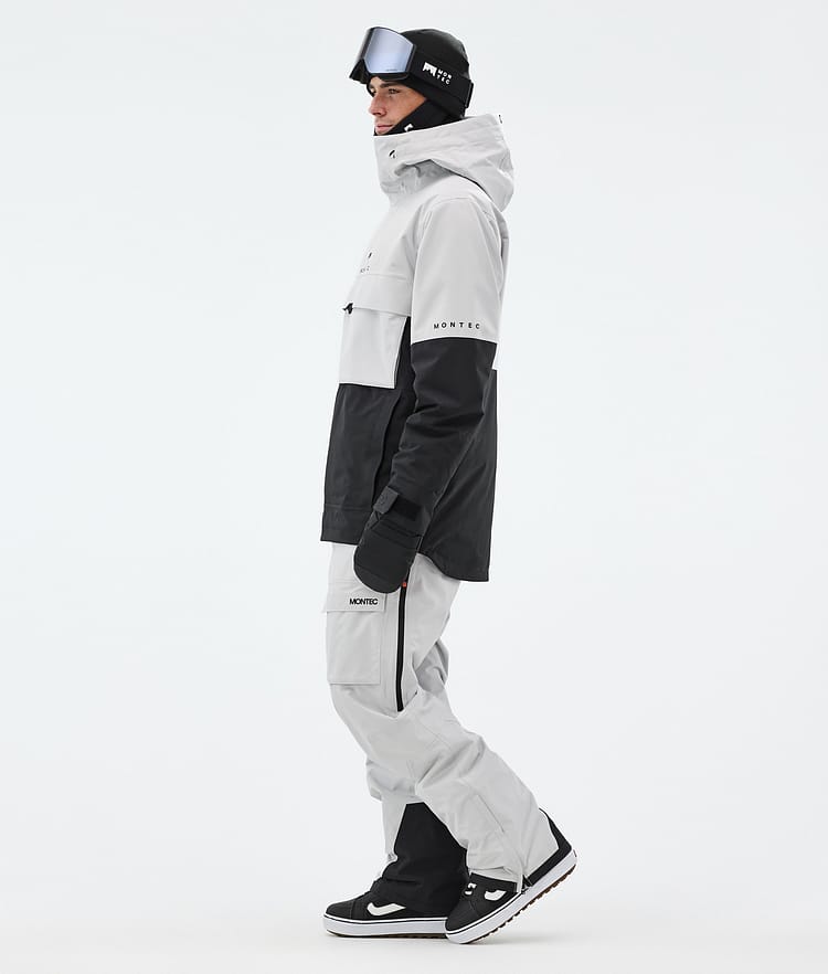 Montec Dune Lumilautailutakki Miehet Light Grey/Black, Kuva 4 / 9