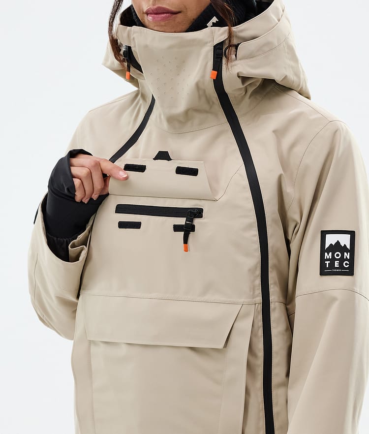 Montec Doom W Lumilautailutakki Naiset Sand, Kuva 10 / 11