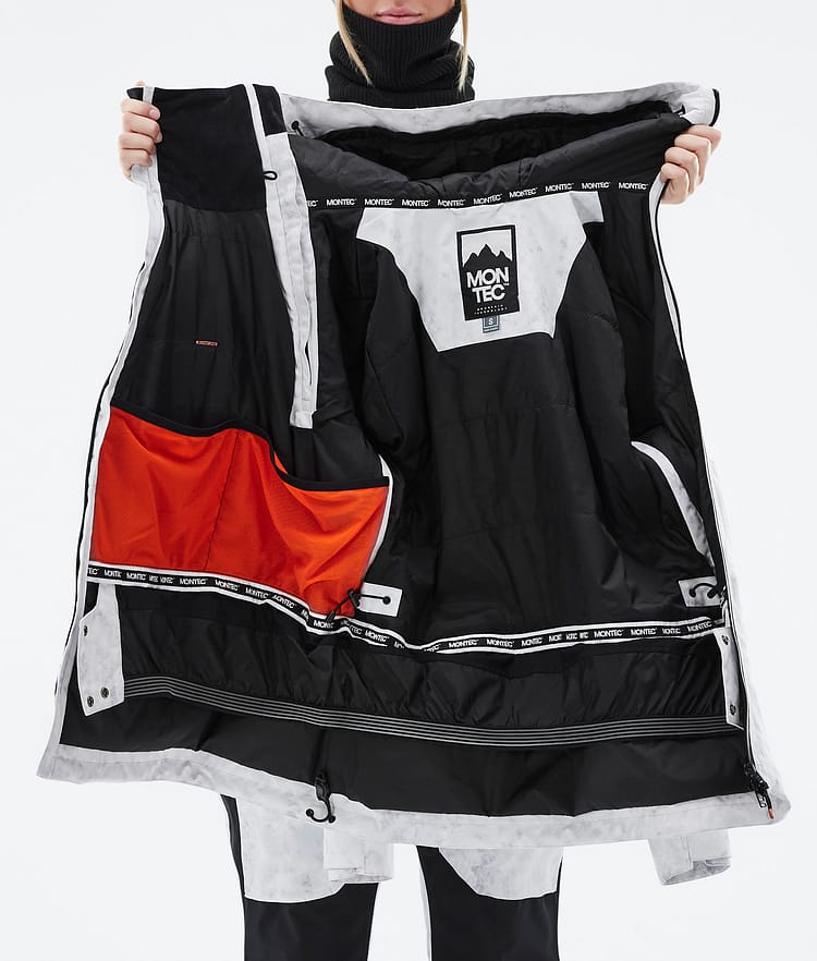 Montec Doom W Lumilautailutakki Naiset White Tiedye Renewed, Kuva 11 / 11