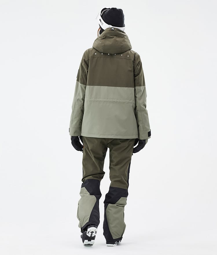 Montec Doom W Laskettelutakki Naiset Olive Green/Black/Greenish