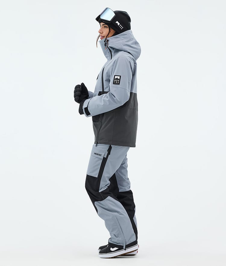 Montec Doom W Lumilautailutakki Naiset Soft Blue/Black/Phantom, Kuva 4 / 11