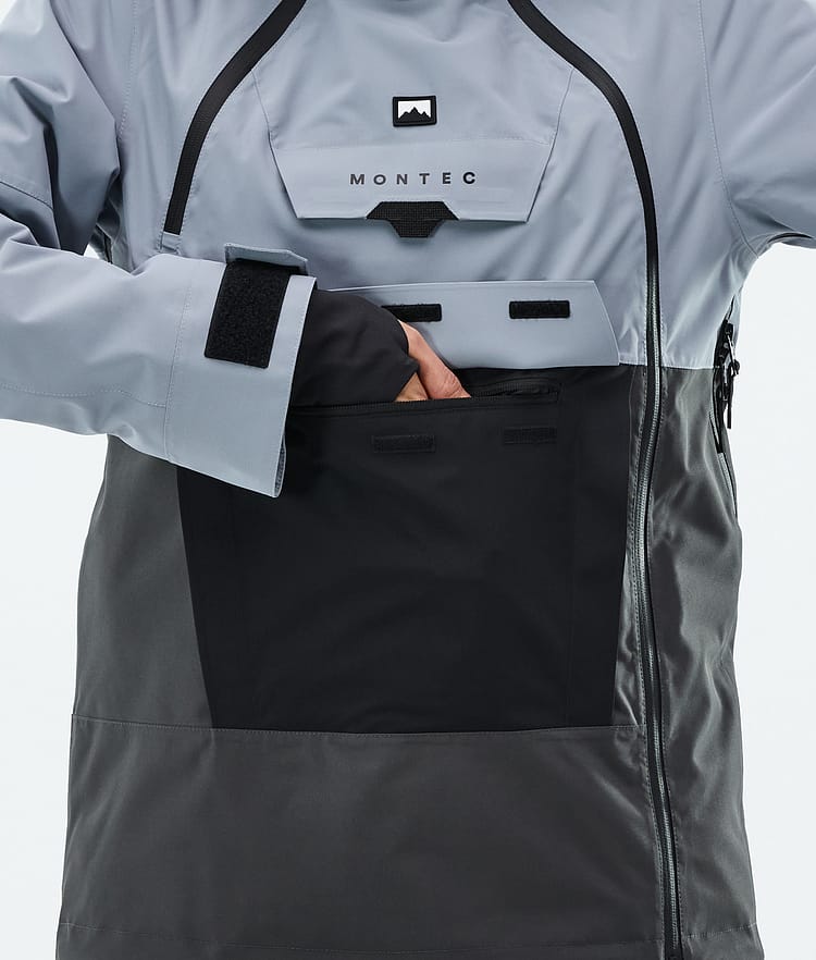 Montec Doom W Laskettelutakki Naiset Soft Blue/Black/Phantom, Kuva 9 / 11