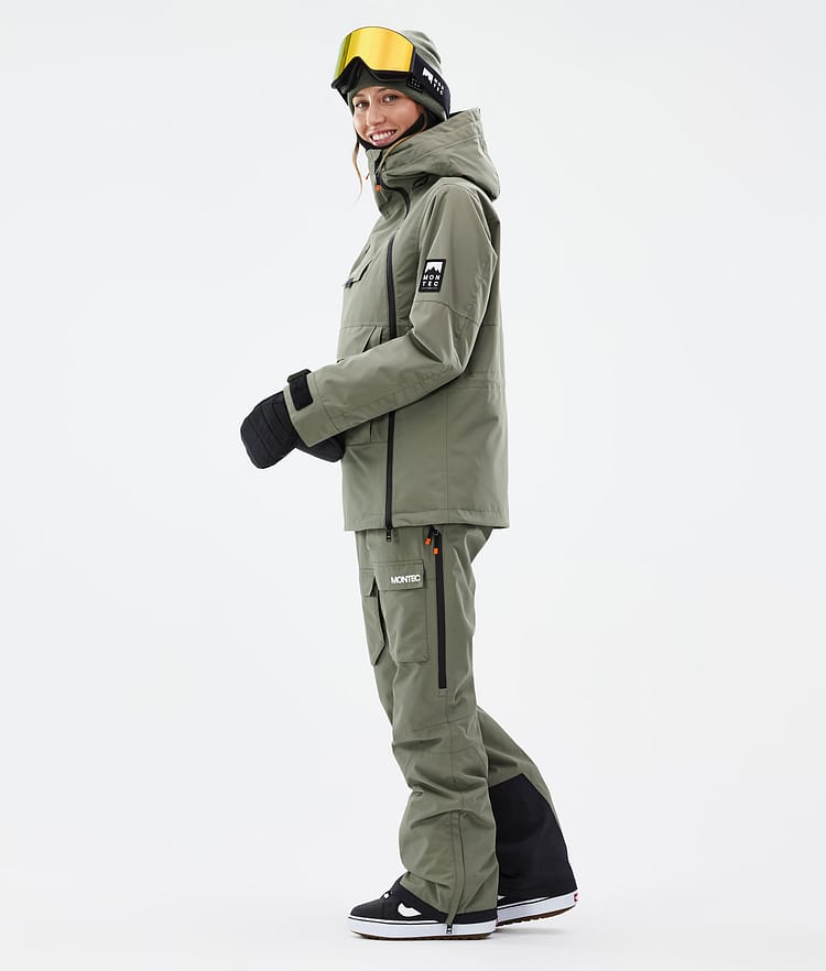 Montec Doom W Lumilautailutakki Naiset Greenish, Kuva 4 / 11