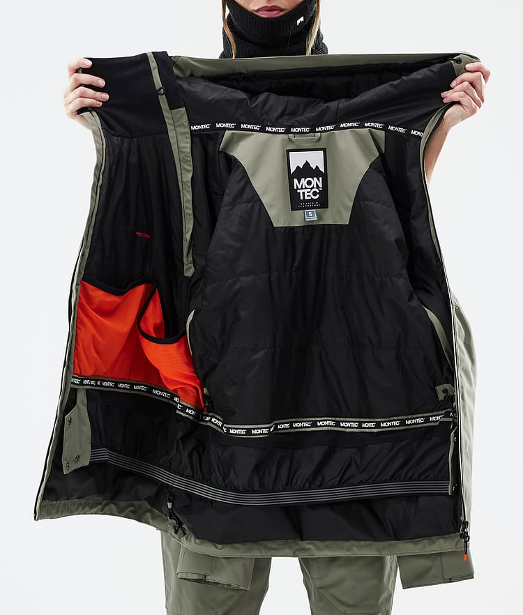 Montec Doom W Lumilautailutakki Naiset Greenish, Kuva 11 / 11