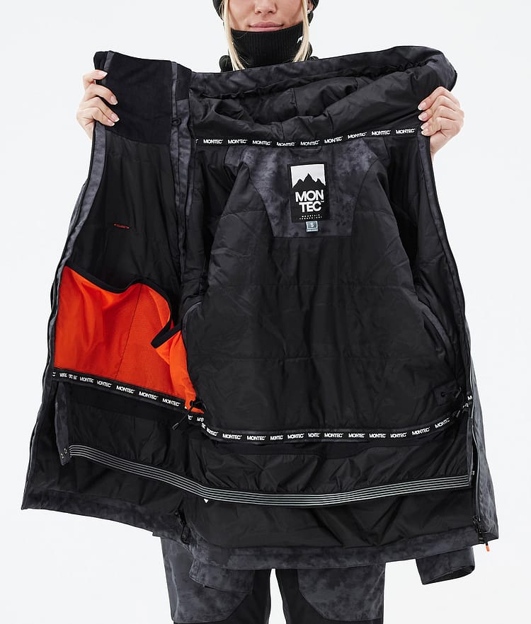 Montec Doom W Lumilautailutakki Naiset Black Tiedye, Kuva 11 / 11