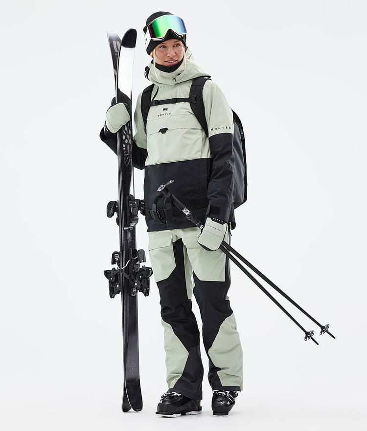 Montec Dune W Laskettelutakki Naiset Soft Green/Black, Kuva 3 / 9