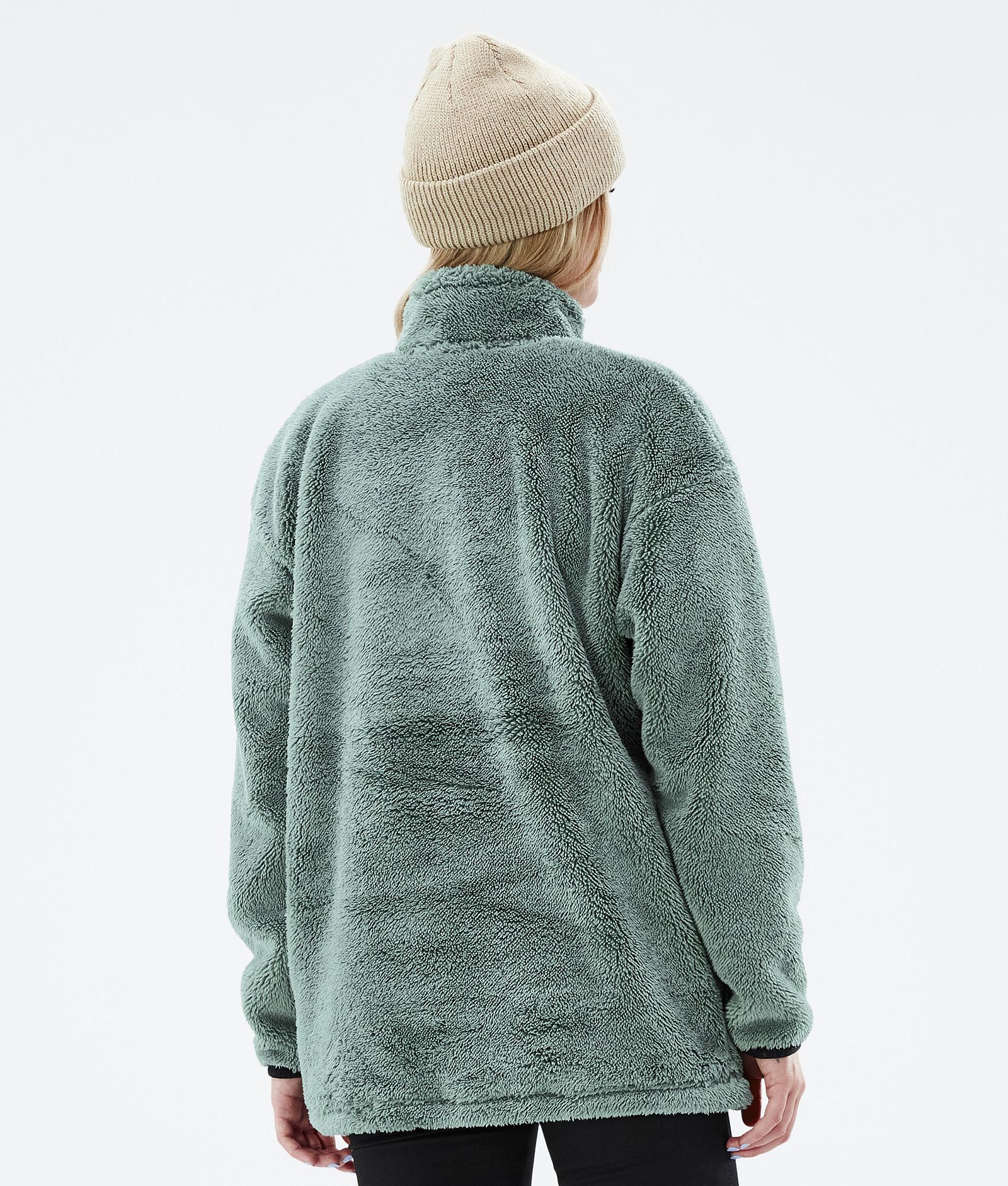 Dope Pile W 2022 Fleecepaita Naiset Faded Green, Kuva 6 / 8