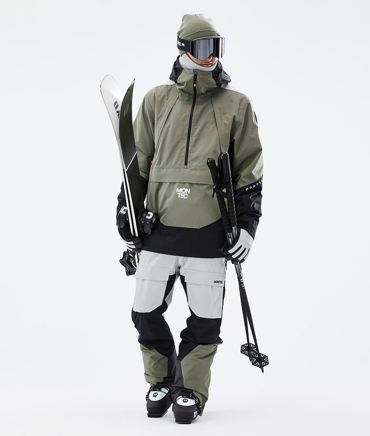 Montec Apex Laskettelutakki Miehet Greenish/Black/Light Grey, Kuva 4 / 11