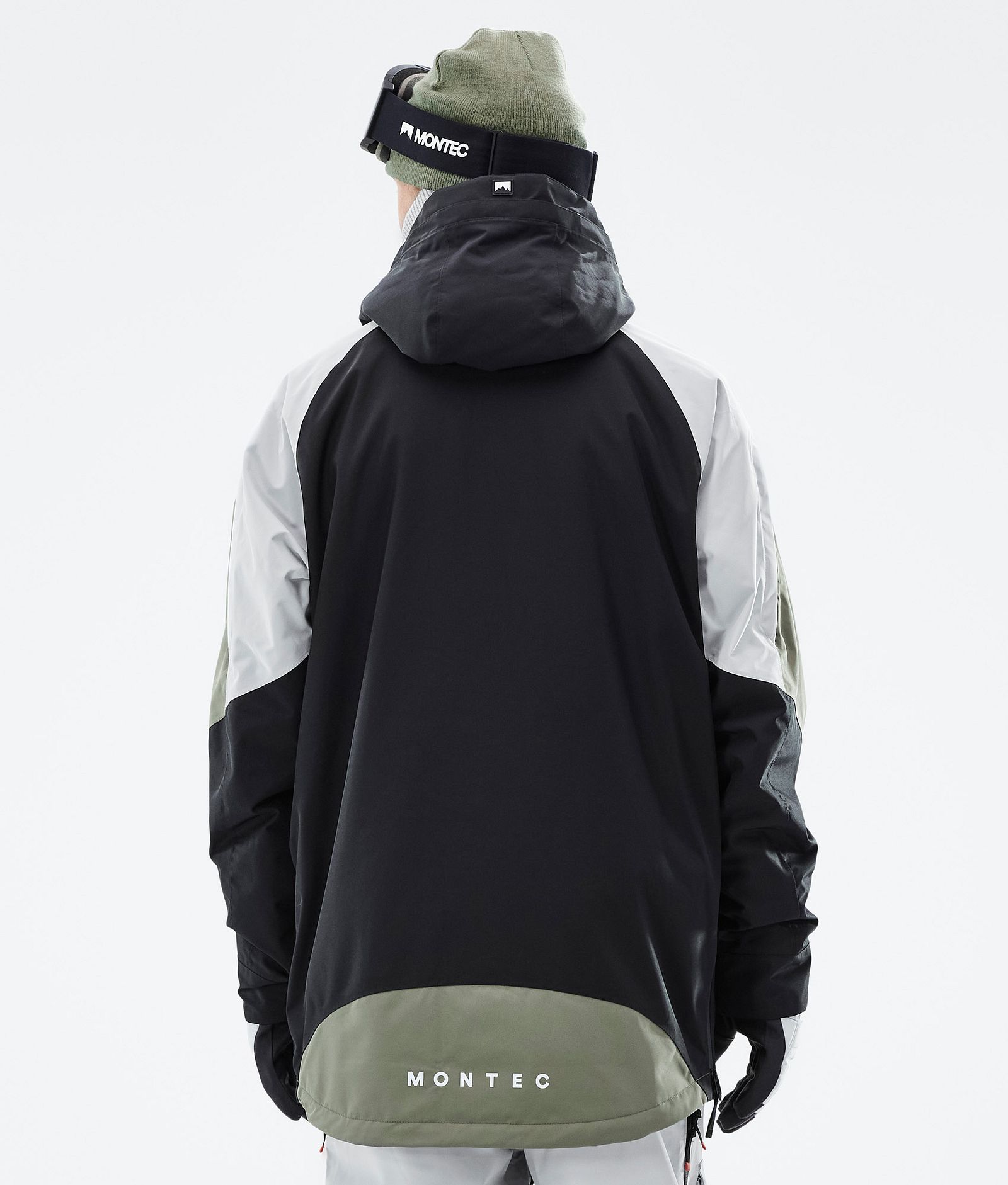 Montec Apex Lumilautailutakki Miehet Greenish/Black/Light Grey, Kuva 7 / 10