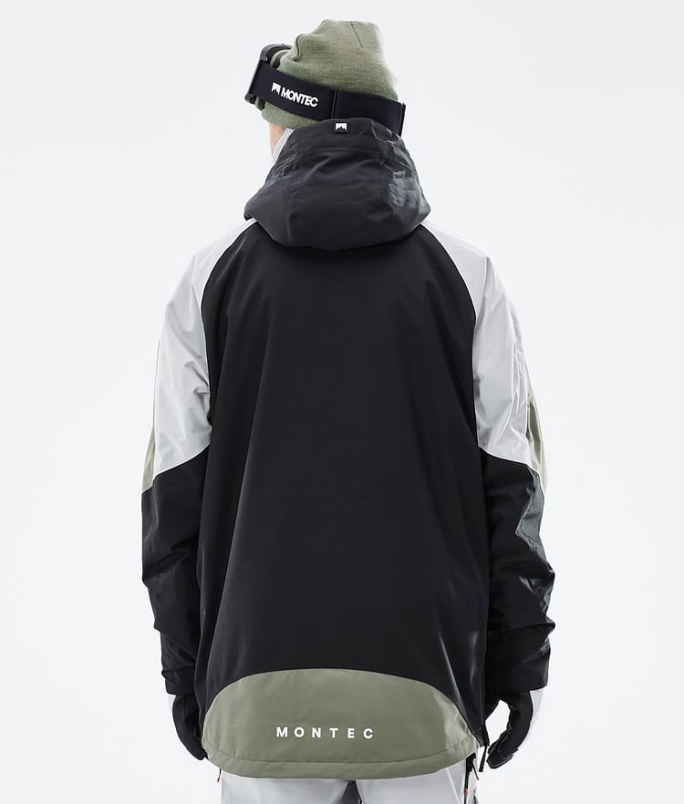 Montec Apex Lumilautailutakki Miehet Greenish/Black/Light Grey, Kuva 7 / 10